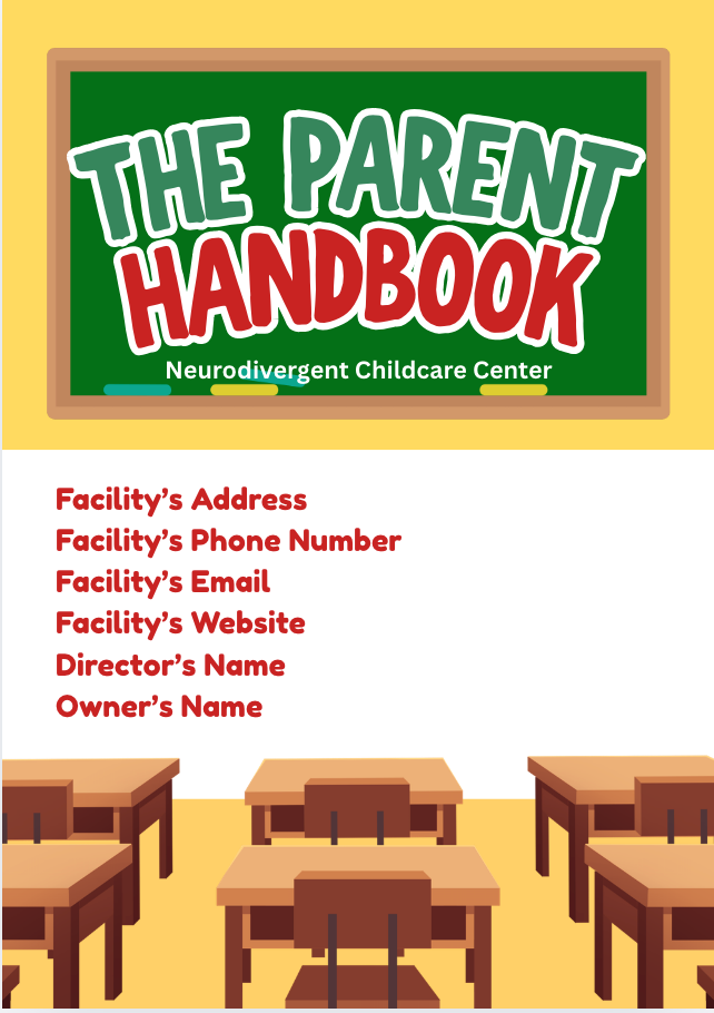 Neurodivergent Childcare Center Parent Handbook