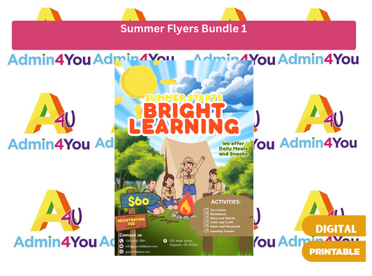 Summer Marketing Flyers Bundle 1
