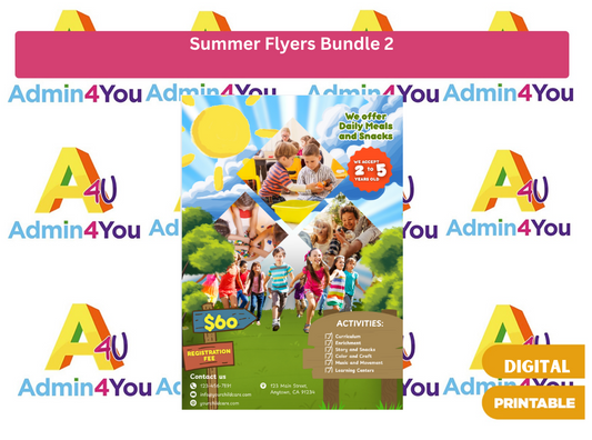 Summer Marketing Flyers Bundle 2