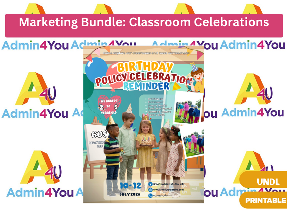 Marketing Bundle: Classroom Celebrations