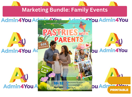 Marketing Bundle: Family Engagement Events