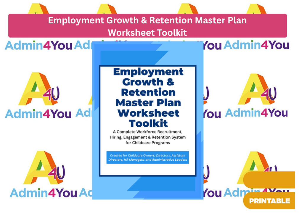 Employment Growth & Retention Master Plan Worksheets