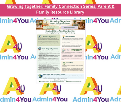 Growing Together: Complete Family Connection Series,&nbsp;Parent &amp; Family Resource Library