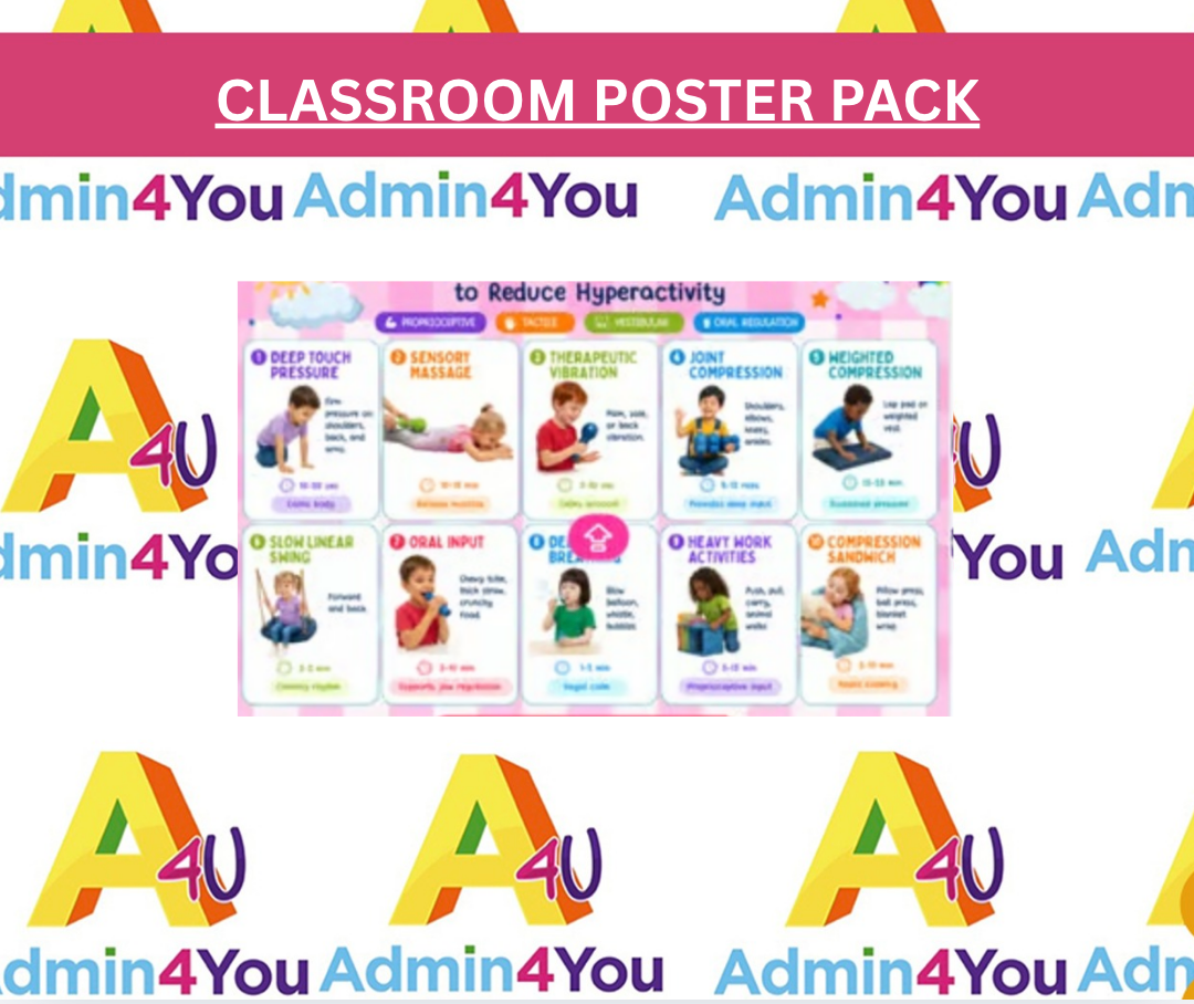 Classroom Poster: Vestibular Input