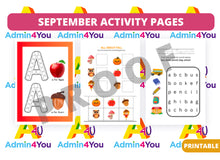 Load image into Gallery viewer, September Activity Pages
