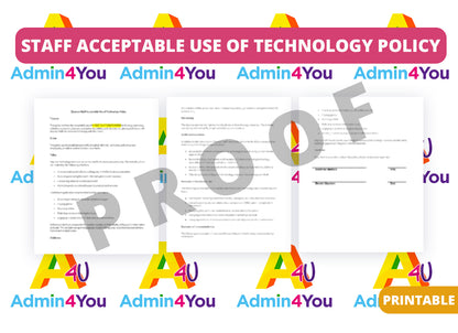 Staff Acceptable Use of Technology Policy