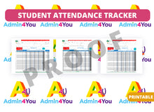 Load image into Gallery viewer, Student Attendance Tracker - 12 Classrooms or Fewer
