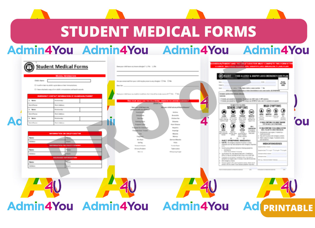 Student Medical Forms