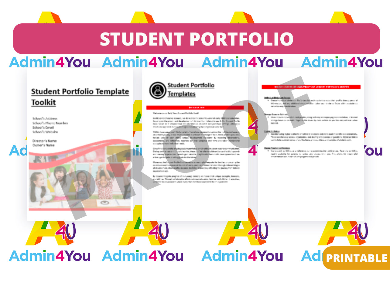 Student Portfolio – Admin For You