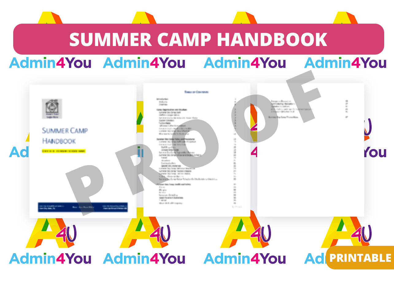 Summer Camp Handbook