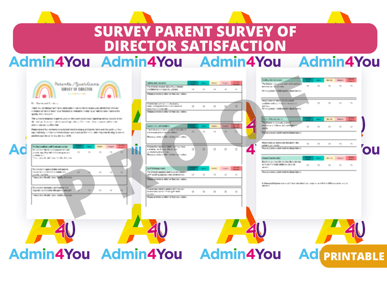 Survey for Parents of Directors