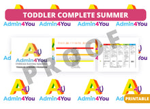 Load image into Gallery viewer, Summer Camp Plans for Toddlers
