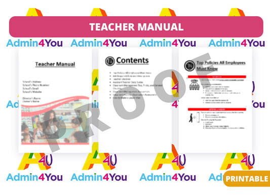 Teacher Manual and Resources