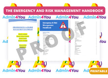 Load image into Gallery viewer, The Emergency Situations and Risk Management Handbook
