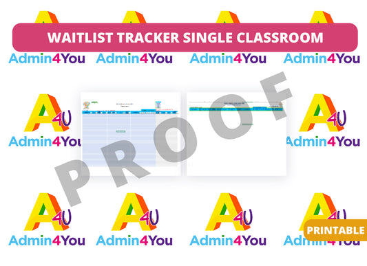 Waitlist Tracker - Single Classroom