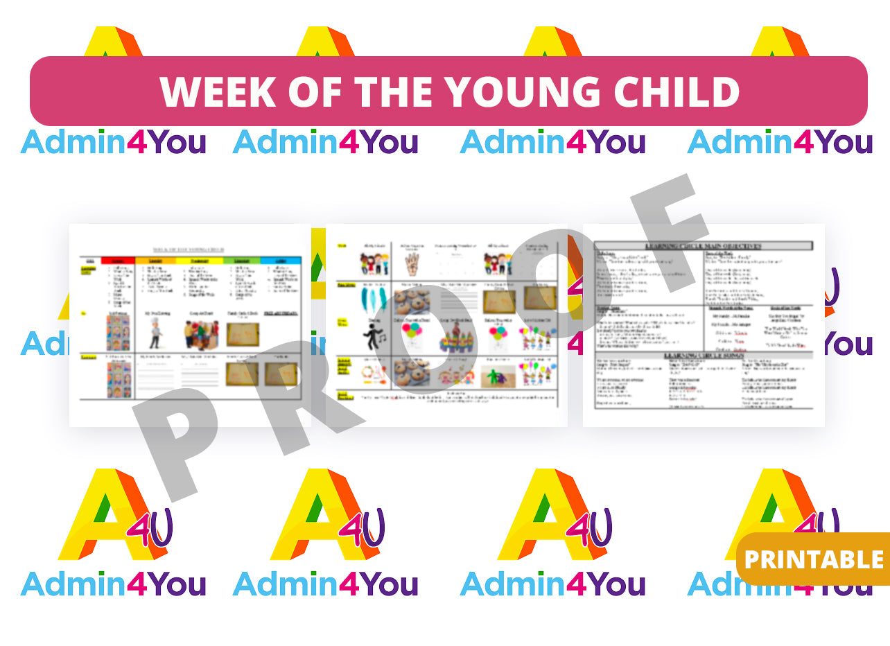 Week of the Young Child Lesson Plan