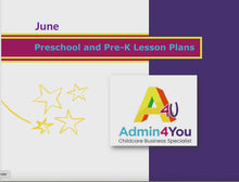 Load and play video in Gallery viewer, June Preschool and Pre-K Lesson Plans
