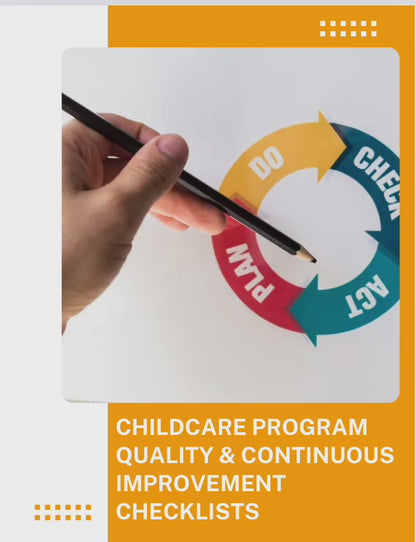SOP Series: Childcare Program Quality and Continuous Improvement Checklist Bundle