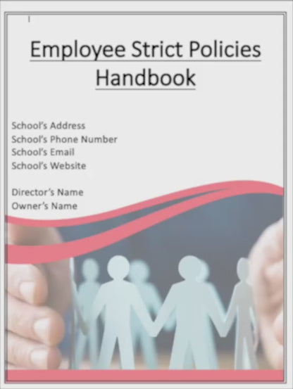 Supplemental Employee Strict Policies Handbook