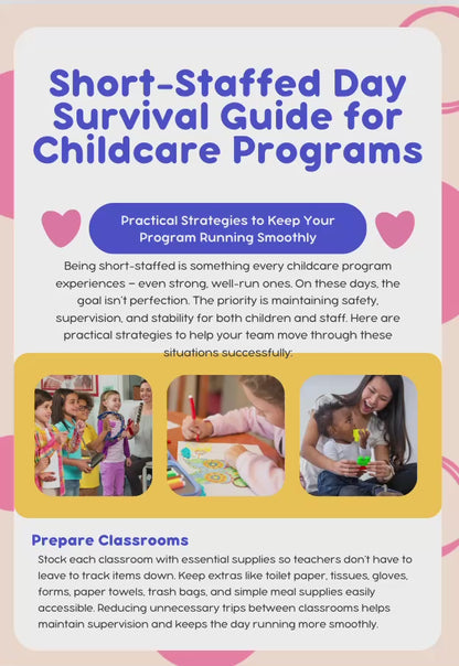 Short-Staffed Childcare Operations Survival Guide