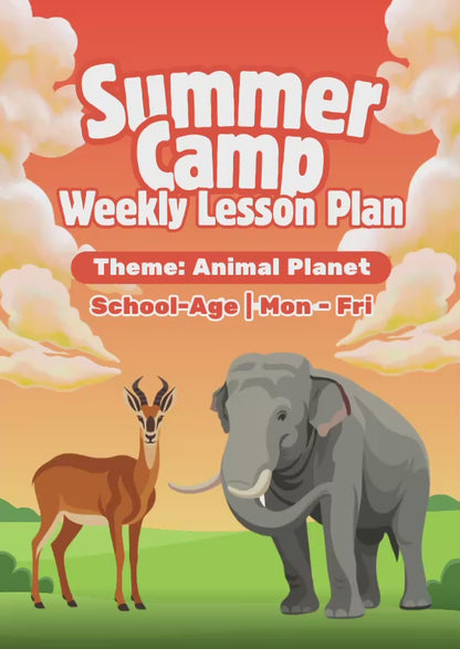 School-Age Summer Camp: Animal Planet