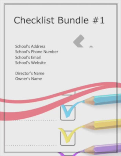 Checklist Bundle #1