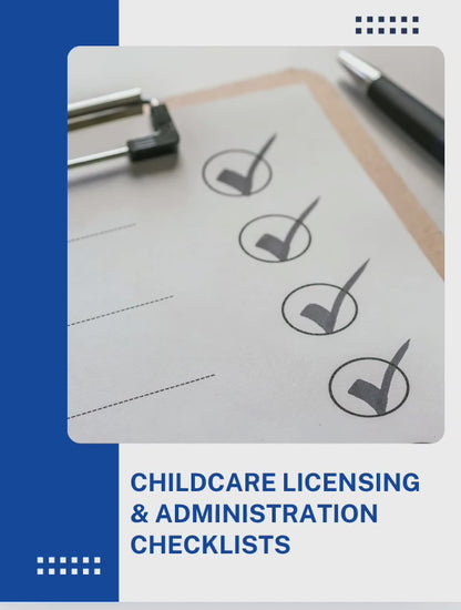 SOP Series: The Childcare Licensing and Administration Checklist Bundle