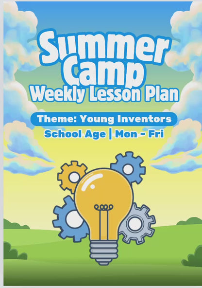 Summer Camp Plans for School-Age (Bundle 3)