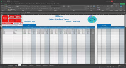 Student Attendance Tracker - 18 Classrooms or Fewer