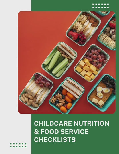 SOP Series: Childcare Nutrition and Food Service Checklist Bundle