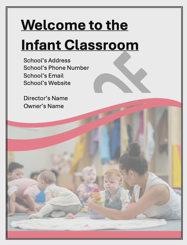 Welcome Guide to the Infant Classroom – Admin For You