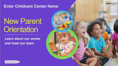 Childcare New Parent Orientation (Voice Over Included)