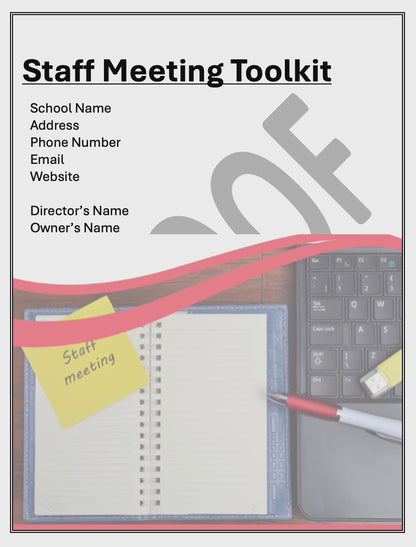 Staff Meeting Toolkit