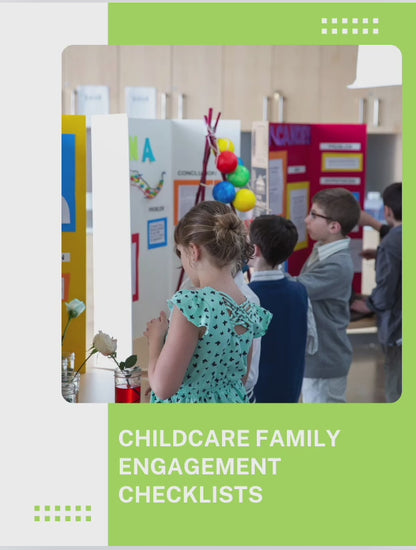 SOP Series: Childcare Family Engagement Checklist Bundle (Canva)