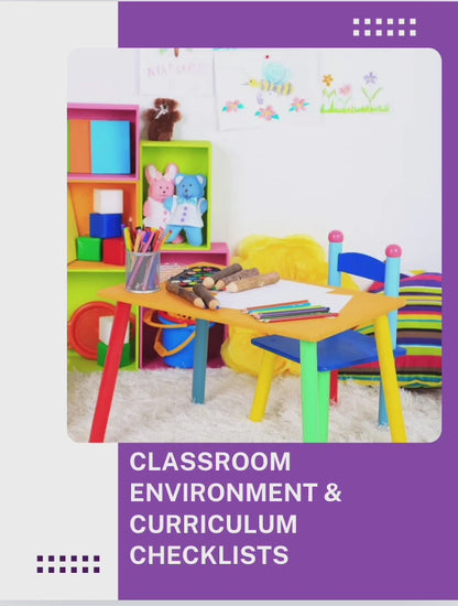 SOP Series: Classroom Environment and  Curriculum Checklist Bundle