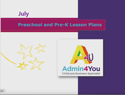 July Preschool and Pre-K Lesson Plans