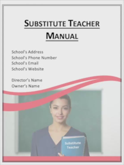 Substitute Teacher Manual