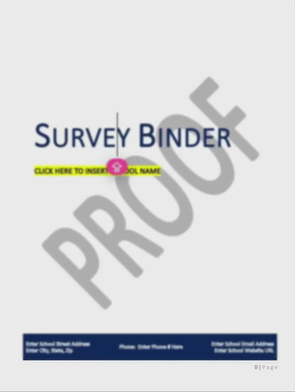 Survey Binder