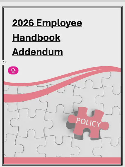 2026 Employee Handbook Addendum