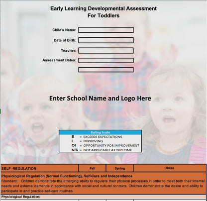 Student Assessment - Toddler