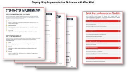 Childcare Tuition Payment and Collections Kit