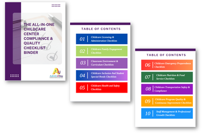SOP Series: The Complete Childcare Compliance and Quality Checklist Binder