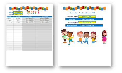 Childcare Age Calculator