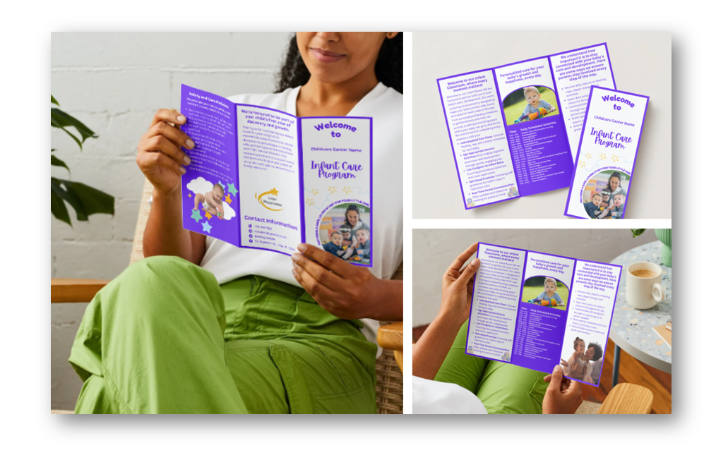 Classroom Trifold Brochure Templates - Infants