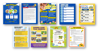 Example Summer Camp Packet Summer Camp Welcome Packet on Canva – Admin For You