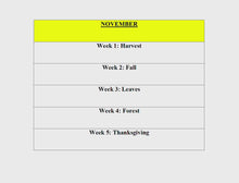 Load and play video in Gallery viewer, November Infant Lesson Plans
