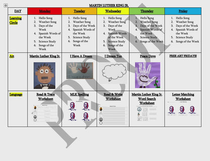 Martin Luther King Jr. Lesson Plan