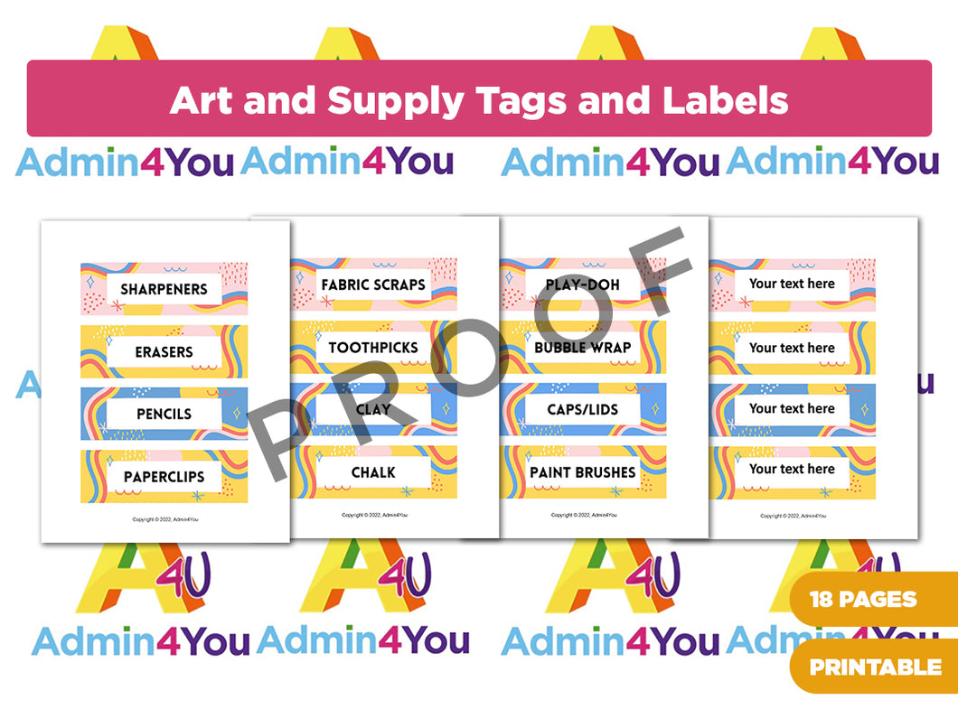 Supply Labels for Organization