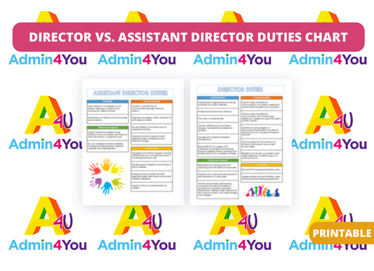 Assistant Director VS. Director Duties Chart