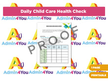 Load image into Gallery viewer, Daily Health Check
